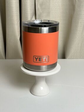 YETI Rambler Lowball 10oz Tumbler In Coral